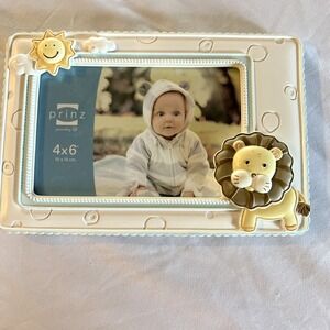 NEW Prinz Wild Lion And Sun Resin Frame Perfect Baby Shower Gift